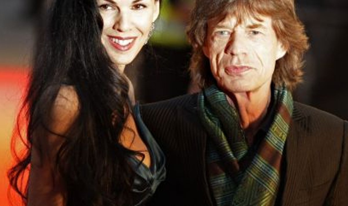 Mick Jagger. L'Wren Scott