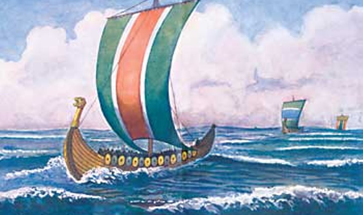 MEREDE VALITSEJAD: Arvatavasti niisuguste viikingilaevadega sõitsid ringi ka eestlased.