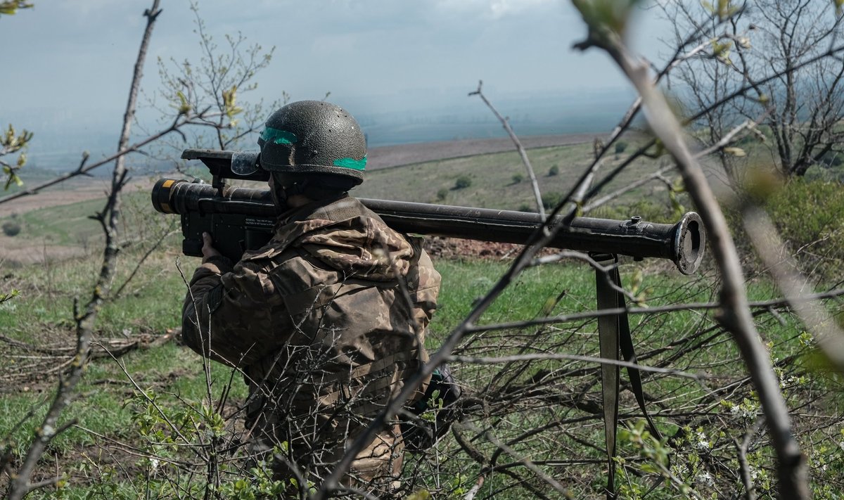 Ukraina õhutõrjeüksuse võitleja