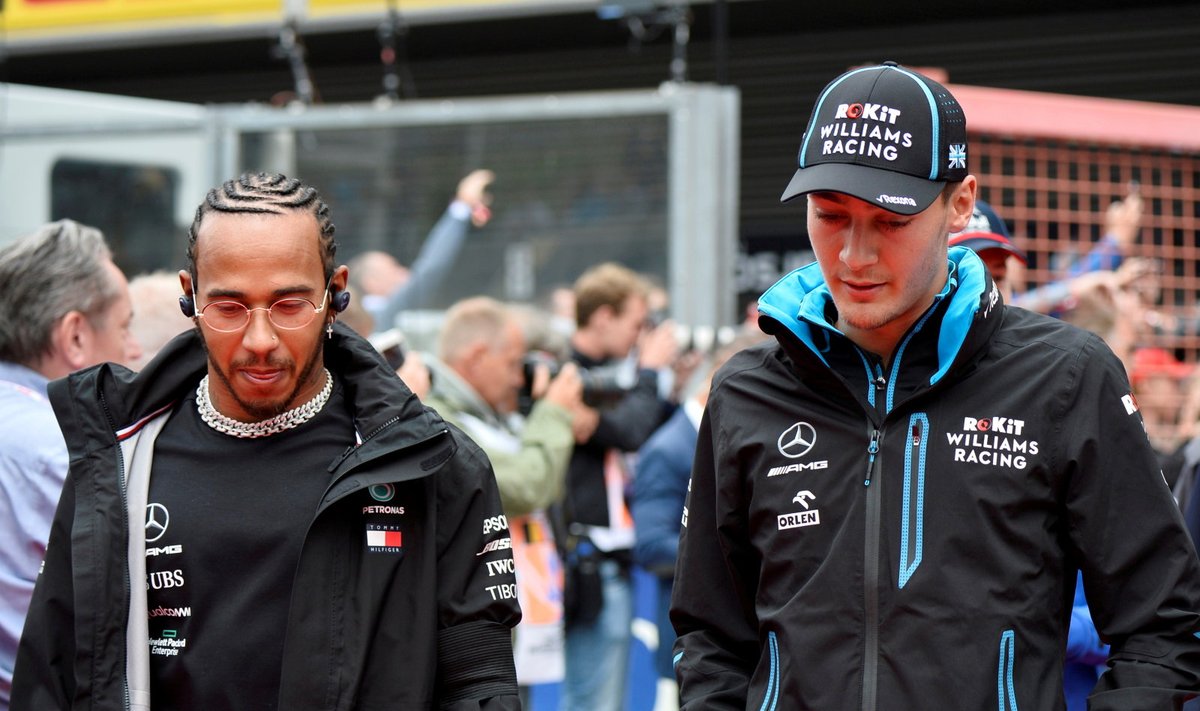 Lewis Hamilton ja George Russell