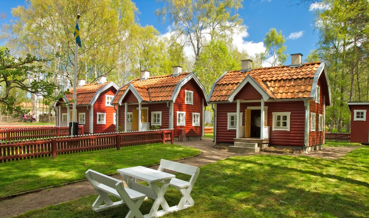 Astrid Lindgreni maale Vimmerbys on ehitatud ka Bullerby laste kodud