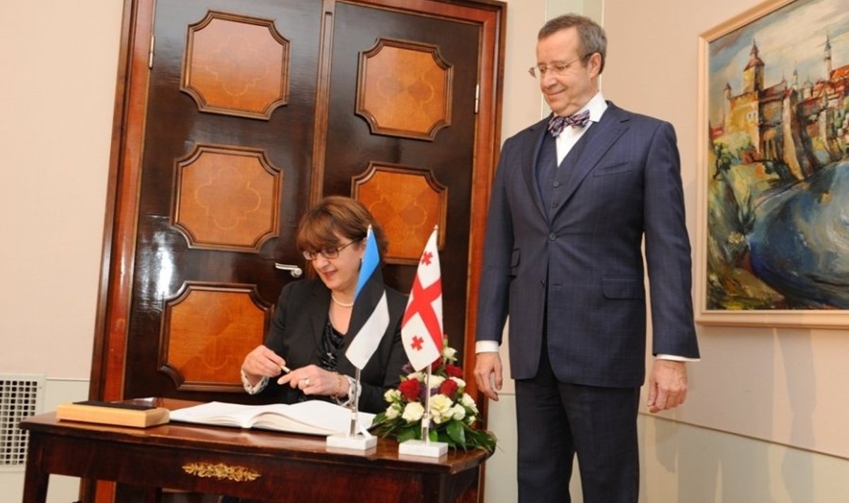 President Ilves ja Maia Panjikidze