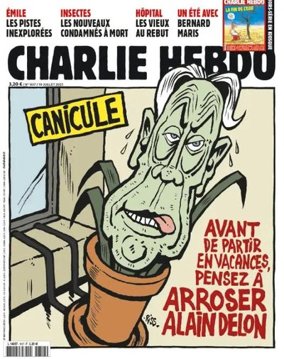 Выпуск Charlie Hebdo от 19 июля 2023 года