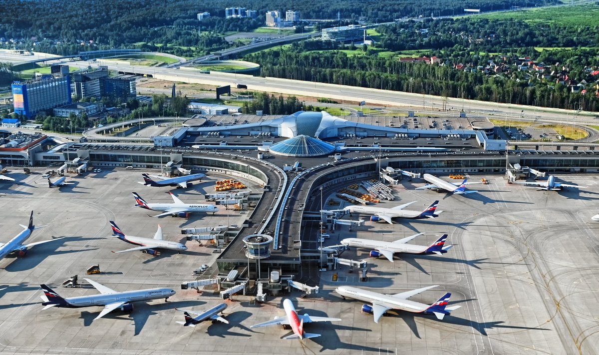 Boeingu lennukid Šeremetjevo lennujaamas