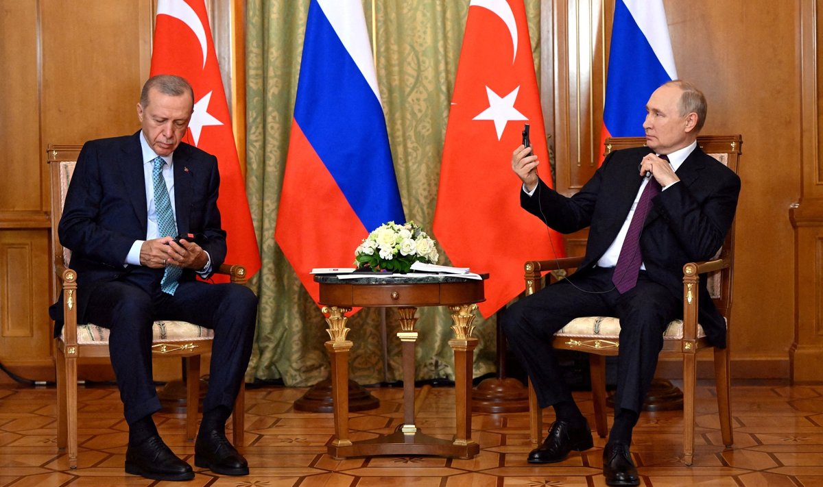 Türgi president Recep Tayyip Erdoğan ja Venemaa president Vladimir Putin on hästi läbi saanud.