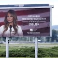 Melania Trump ähvardab keeltekooli humoorika plakati eest kohtuga