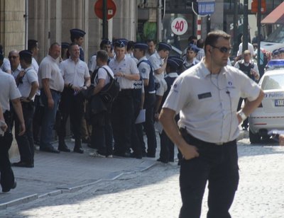 Brüsseli politseinikud.