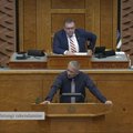 VIDEOD | Kalle Grünthal kaaperdas riigikogu kõnepuldi ja keeldus sealt lahkumast