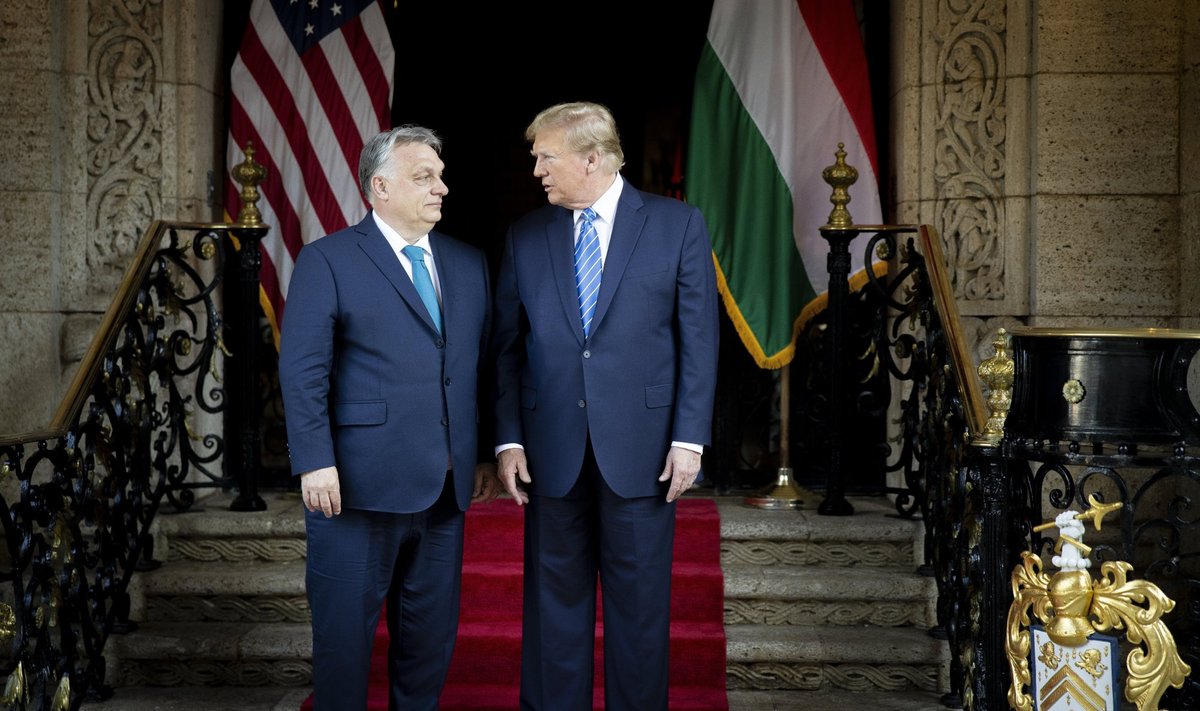 Ungari peaminister Viktor Orbán ja USA endine president Donald Trump.