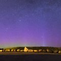 FOTOD: Saaremaal võõpasid virmalised taeva värviliseks