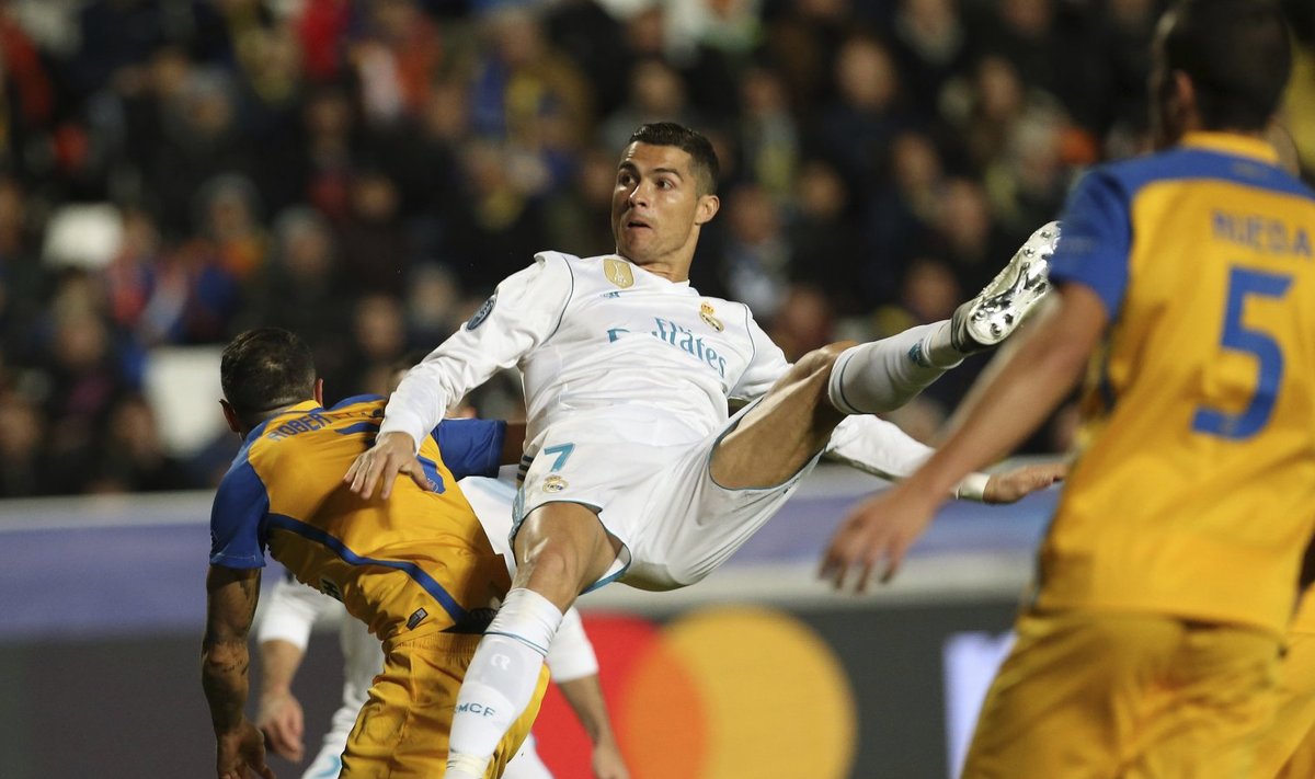 Eelmisel sügisel tuli APOEL-i meestel (kollases) Meistrite liigas maadelda ka Cristiano Ronaldoga