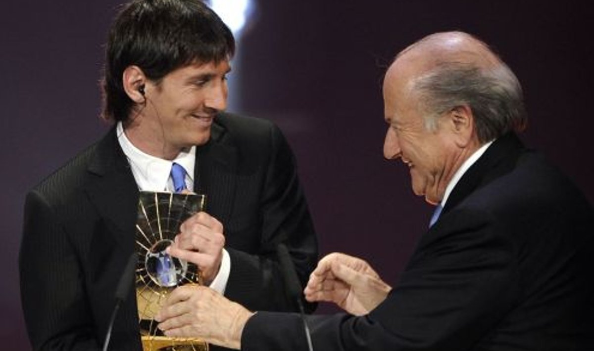 Messi ja Blatter