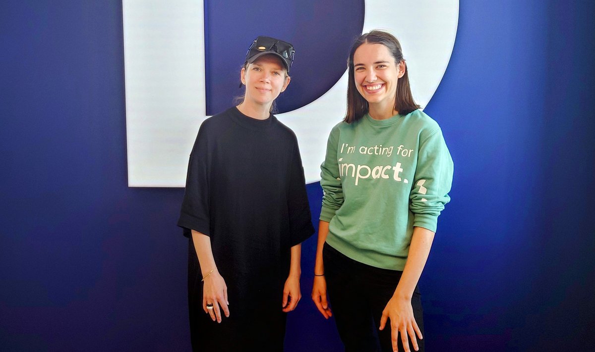 Reet Aus ja Impact Day peakorraldaja Merili Ginteriga.