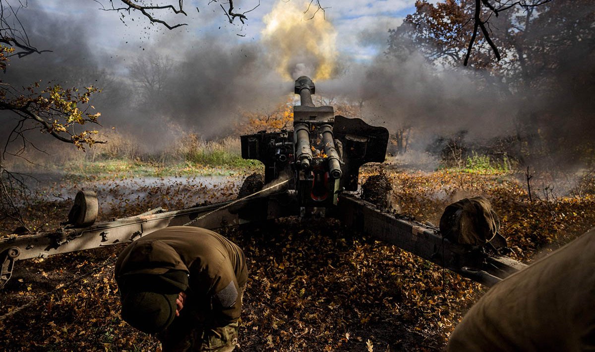 Ukraina suurtükiväelased Ida-Ukraina lahingutes