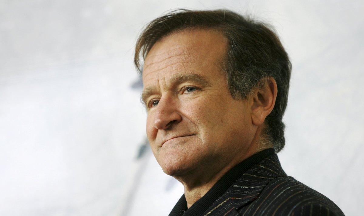 File photo of U.S. actor Robin Williams posing for photographers during a photocall in Rome