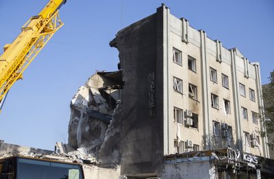 В Черкассах под удар попало здание гостиницы, пострадали 10 человек, сообщили власти