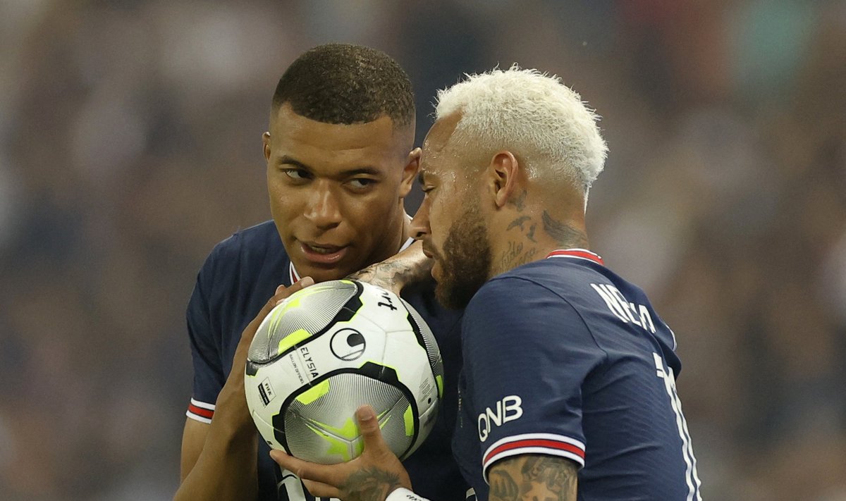 Kylian Mbappe ja Neymar.