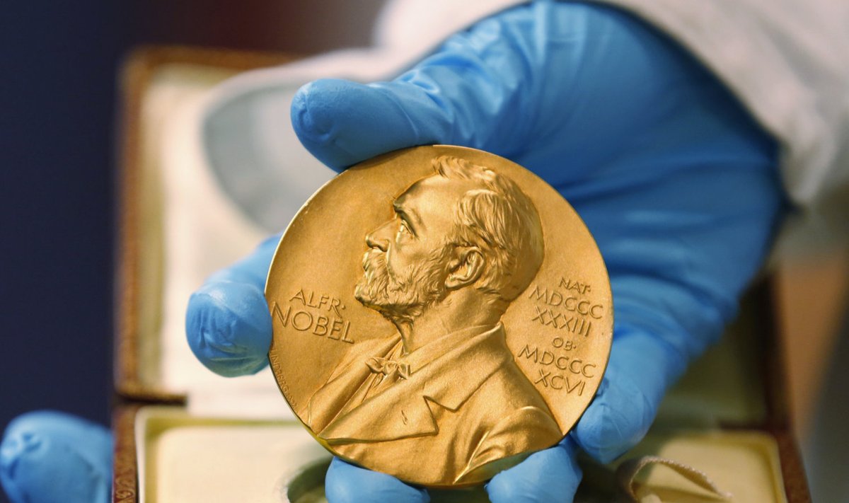 Nobeli preemiaga kaasas käiv kuldmedal. 