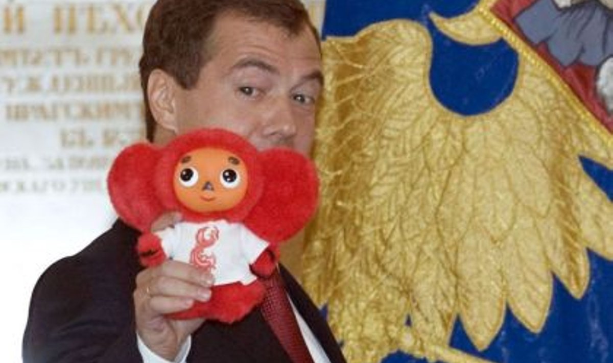 Dmitri Medvedev ja Tšeburaška