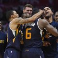 VIDEO: NBA play-off'i avapäev pakkus kaks üllatustulemust, Jazz alistas Clippersi viimase sekundi viskest