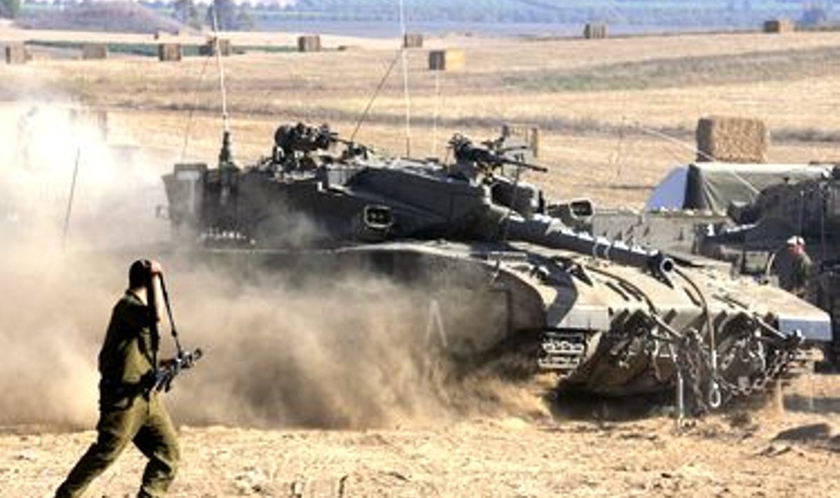 Iisraeli tank Gazas