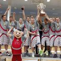 TTÜ korvpallimeeskond näitab oskusi Moskvas Punasel väljakul