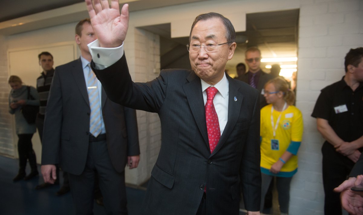 ÜRO peasekretär Ban Ki-moon külastas Robotexi