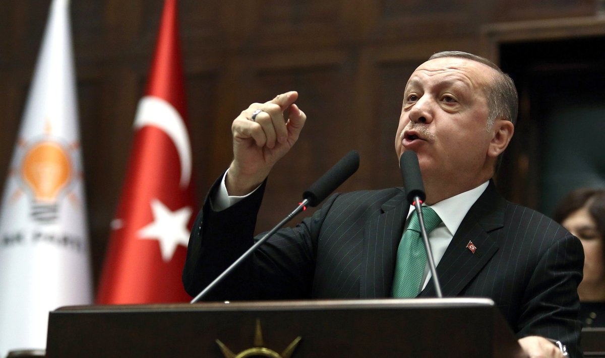 Ameeriklased ja kreeklased pole piisavalt Türgi rusikat tunda saanud, rääkis Erdoğan teisipäeval peetud kõnes.