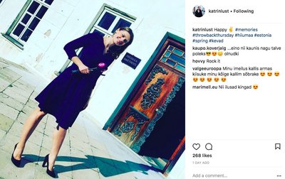 Paistab, et Albers on võtnud suhteid soojendada, kuivõrd ta kommenteeris Lusti viimase Instagrami pildi all, et naise harilikud mustad kingad on nii ilusad.