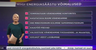 „Aktuaalses kaameras“ esitletud punktid