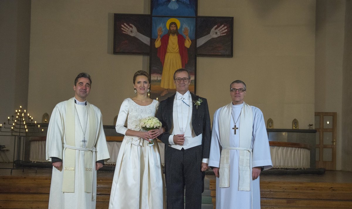President Ilvese laulatus Halliste kirikus