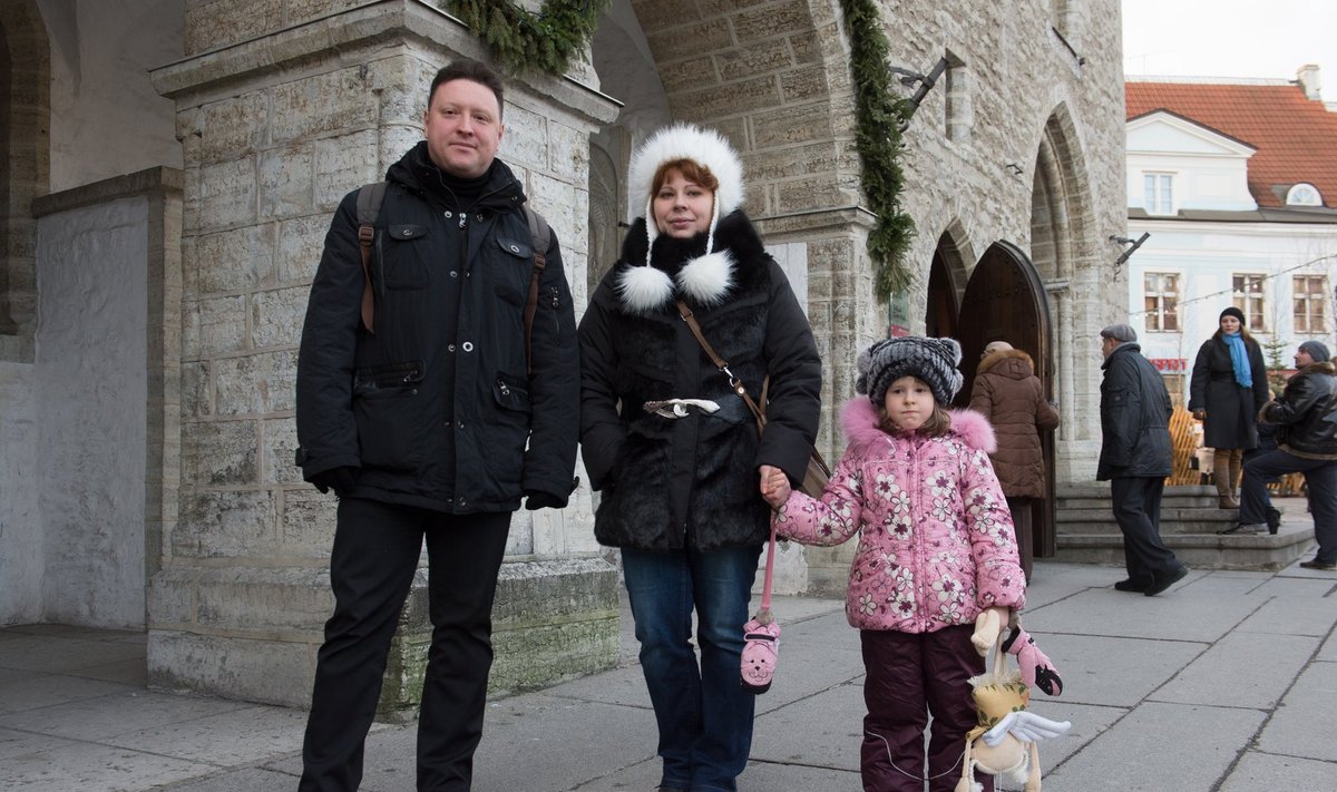 Vene turistid Tallinnas