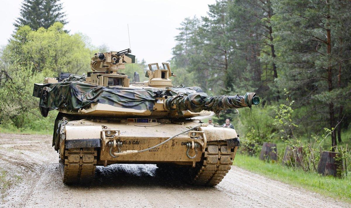 Танк Abrams в Германии