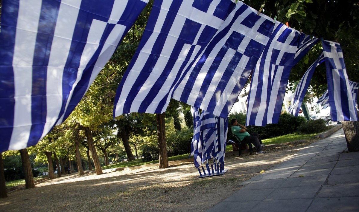 Kreeka lipud.
