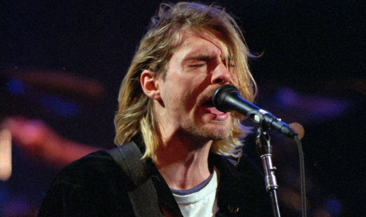 Kurt Cobain 1993. aasta lõpus, mõni kuu enne surma