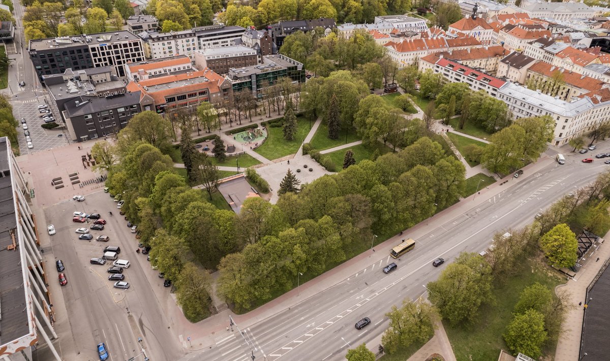 Keskpargi kaitsjad võitlevad ikka SÜKU ehitamise vastu algselt planeeritud asukohta.