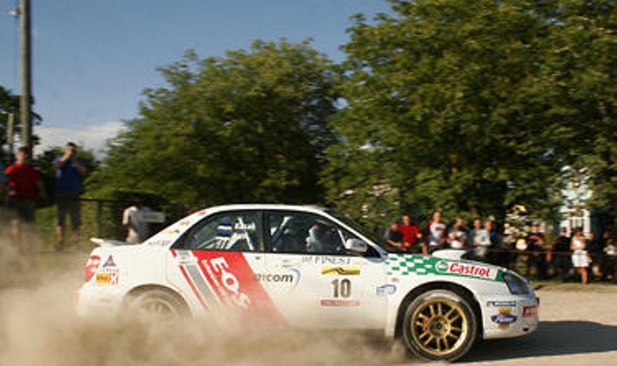 Rainer Aus - Toomas Kasak. Viru Rally 2006. Foto: Karmen Vesselov