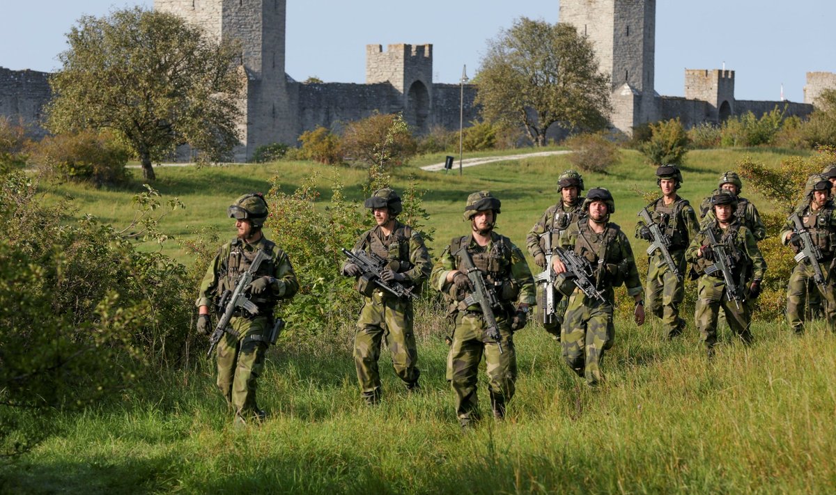 Rootsi kaitseväelased Gotlandil