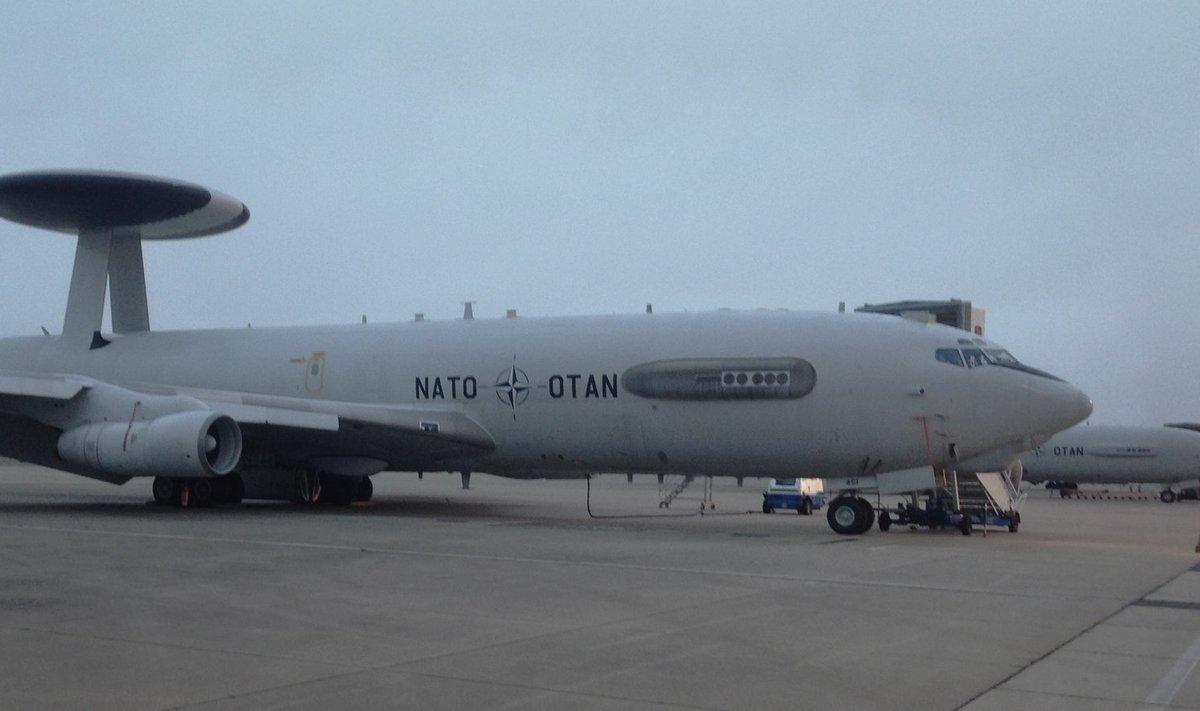 Liitlaste AWACS lennuk E-3 külastas Ämari lennubaasi