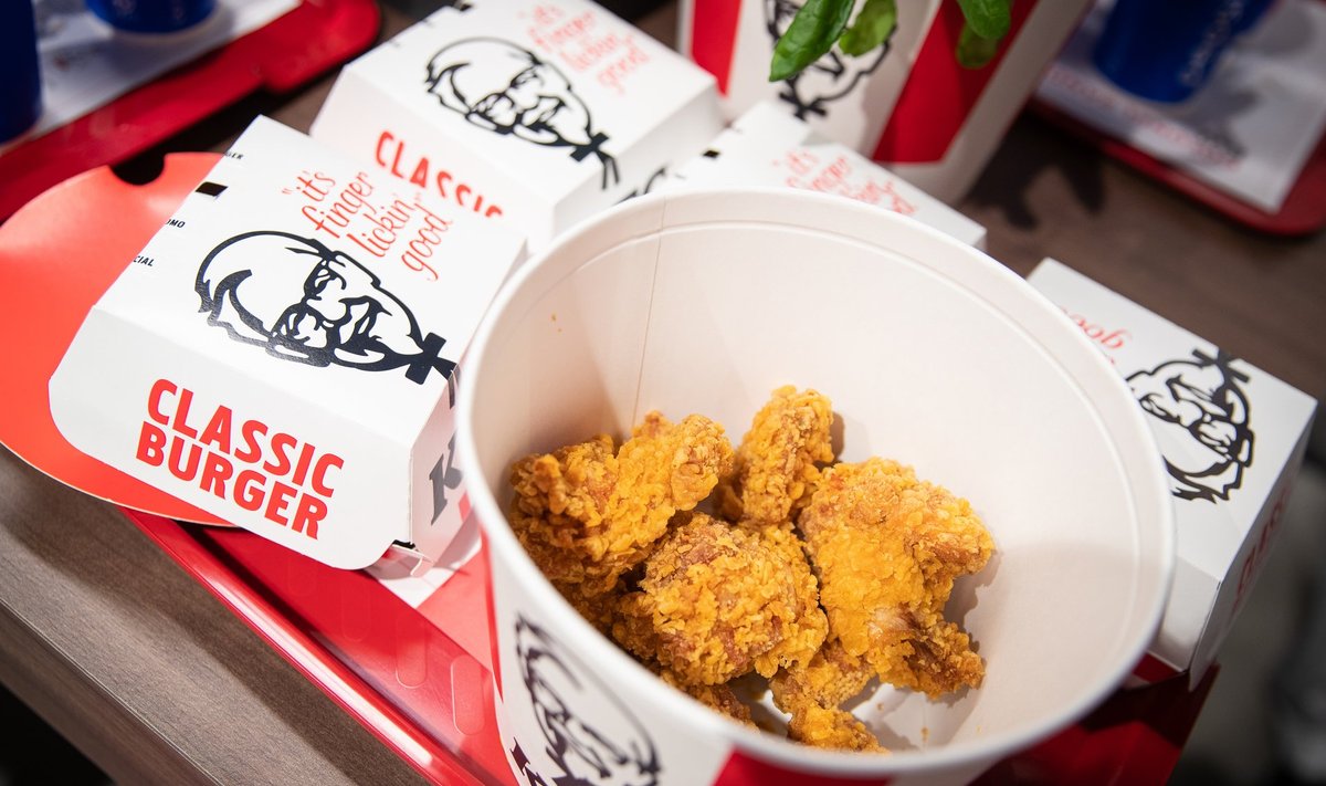KFC legendaarne paneeritud kana.