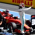 Ringirekordi püstitanud Hamilton sõitis välja parima stardikoha, Vettel põrus