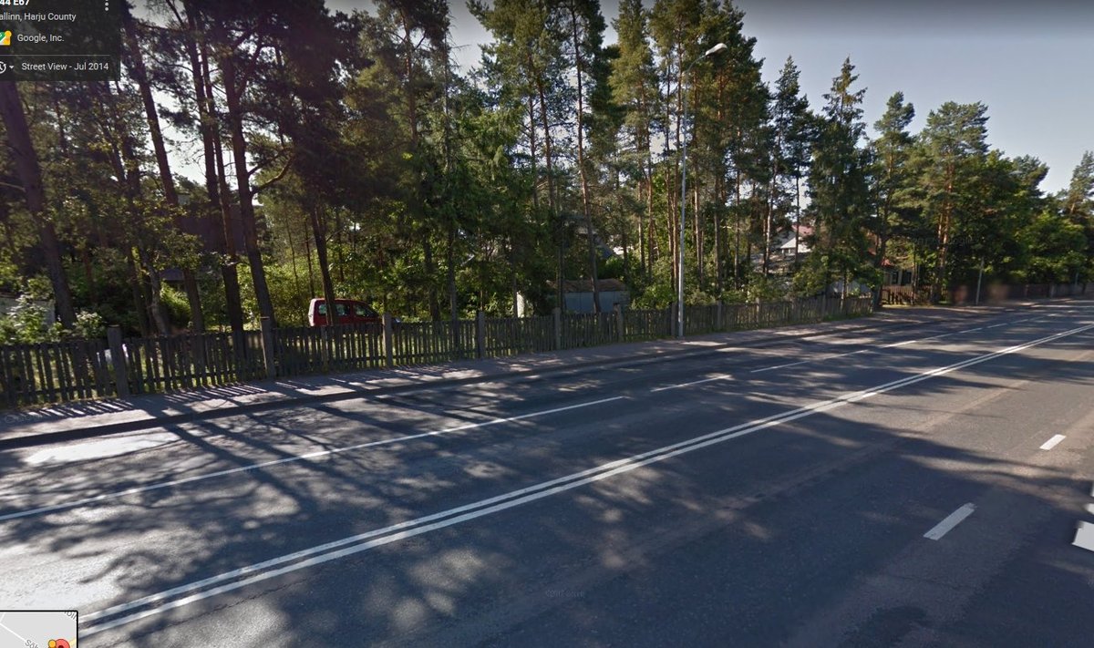 Tallinn, Vabaduse pst 167/1 juures (Google Street View ekraanitõmmis)