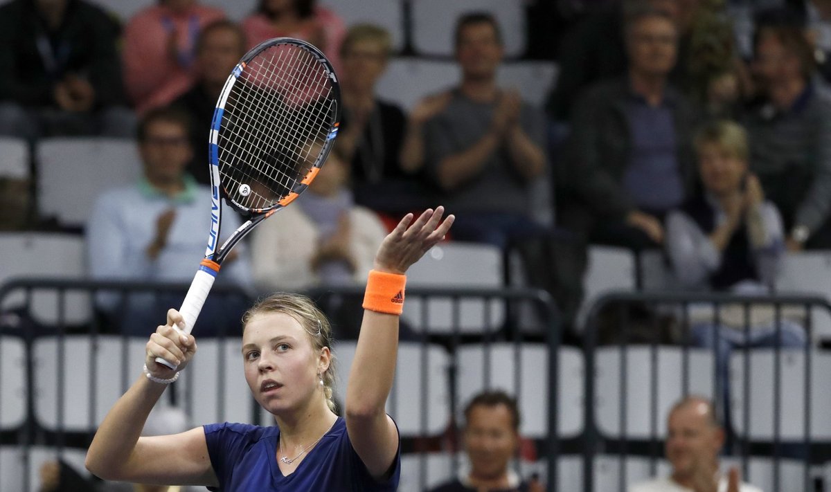 Anett Kontaveit tegi karjääri edukaima WTA turniiri, kuid finaalis oma võimalusi realiseerida ei suutnud.