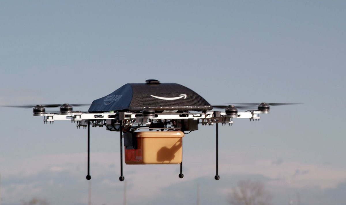 Projekt "Prime Air" võib paari aasta pärast reaalsuseks saada, kui internetikaubamajast tellitud pakk drooniga kohale tuuakse