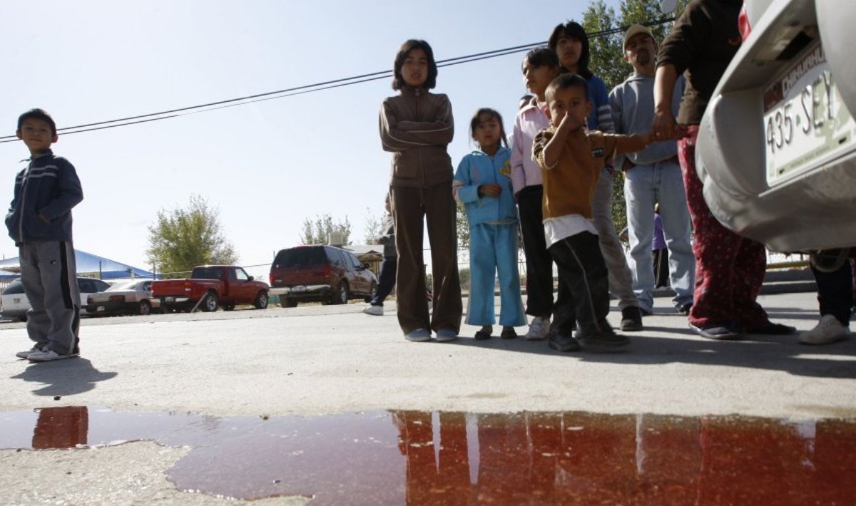 Ciudad Juarez: lapsed kuriteopaigal.