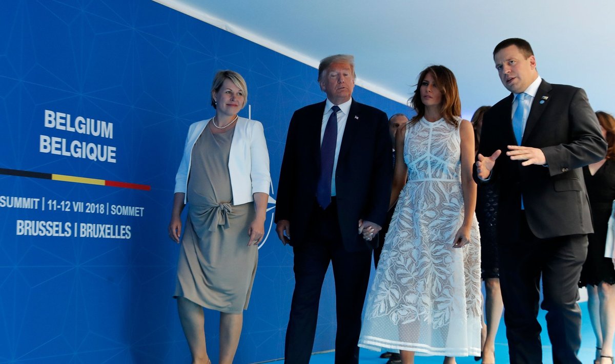 Ratase ja Trumpi vestlus NATO tippkohtumise ajal