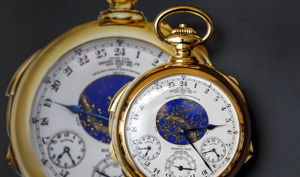 Patek Philippe'i toodetud Henry Gravesi Supercomplication, maailma ajaloo kalleim kell