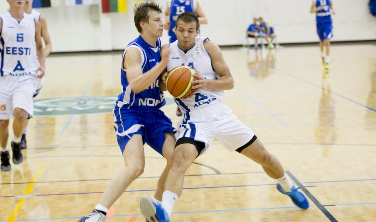 Eesti ja Soome U20 korvpall rakveres