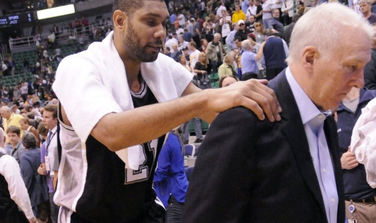 Tim Duncan, Gregg Popovich, San Antonio Spurs