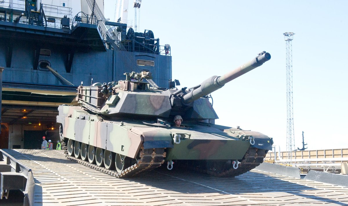 USA tank M1 Abrams Paldiskis